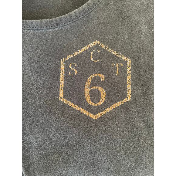 SCT 6 Graphic Tank Top Washed Black Men’s XL - Picture 6 of 7